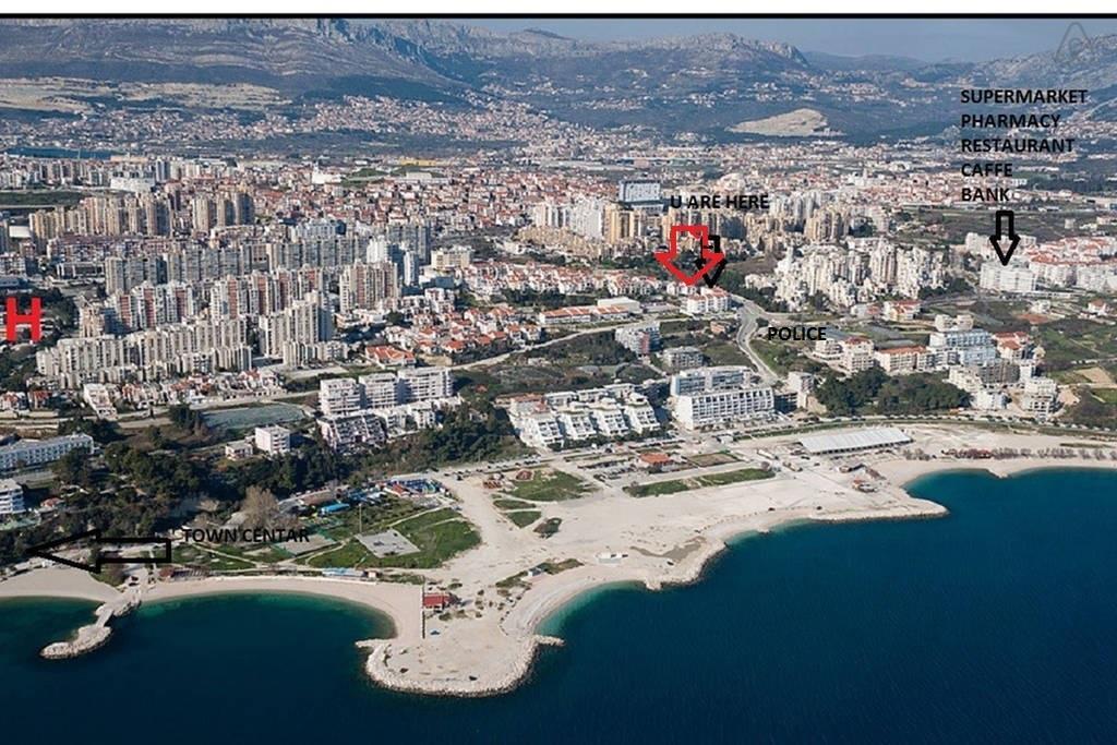 Lusea Apartments Split Exteriér fotografie